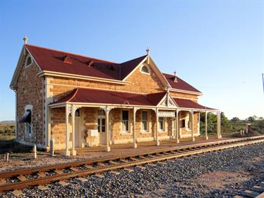 Manna Hill train station, Barrier Highway, South Australia